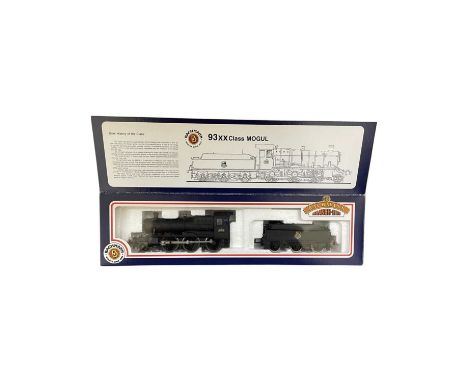 A boxed Bachmann Branch-Line 00 gauge 93XX Class Mogul BR Green 7332