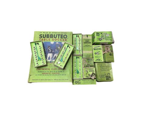 A vintage Subbuteo Table Soccer Game, together with a large quantity of boxed team players, accessories etc