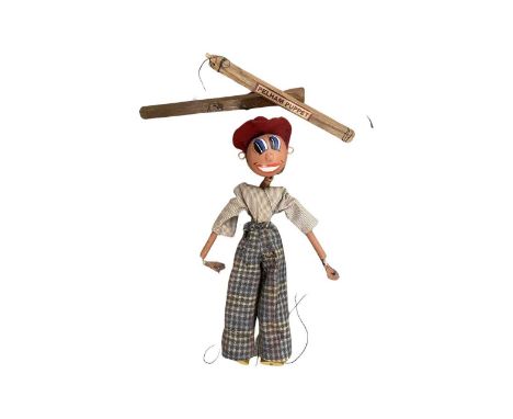 An unboxed Pelham puppet requiring restringing.