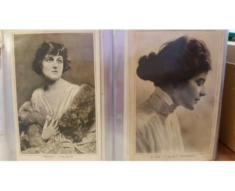 CINEMA, sepia postcards, inc. Pictures Ltd. Picture Portrait Gallery (50), Pathe Freres Cinema Film Stars (20), Pam's Paper, 