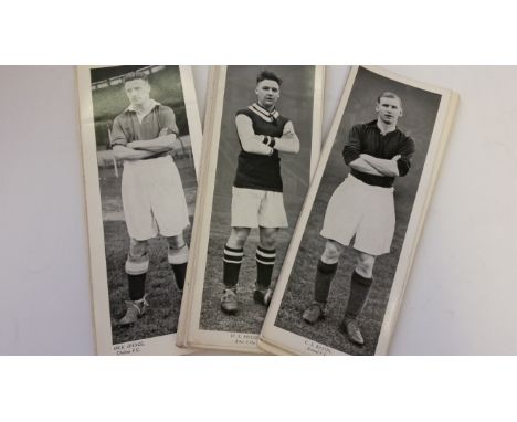 TOPICAL TIMES, Footballers, Panel Portraits, complete (5), 1932, 1934, 1935, 1938 &amp; 1939; part set, 1933 (10/24), G to VG