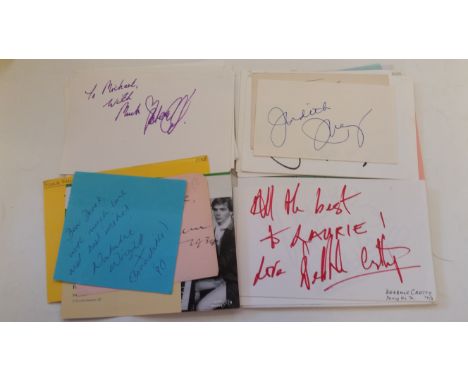 AUTOGRAPHS, signed white cards etc., inc. politics, TV &amp; other entertainemt; Nick Bateman, Adam levy, William Hague, Raym