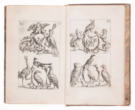 Emblemata.- Verrien (Nicolas) Recueil d'Emblemes, Devises, Medailles, et Figures Hieroglyphiques, 3 parts in 1,&nbsp;engraved