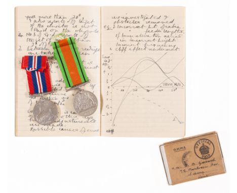 Second World War.- [Small Collection of Word War Two Ephemera, relating to the service of D.B Taylor], including: 2 medals, r