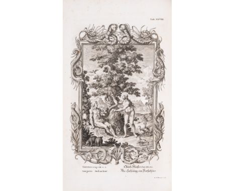 Scheuchzer (Johann Jacob) Kupfer-Bibel in welcher die Physica Sacra, 4 vol., first edition in German, vol.1 with half-title a