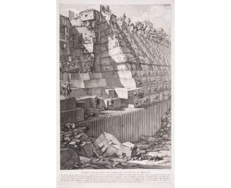 Piranesi (Giovanni Battista) Veduta di una parte de' fondamenti del Teatro di Marcello..., from Le Antichita Romane IV,&nbsp;