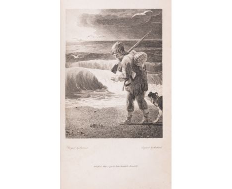 Defoe (Daniel) The Life and Strange Surprizing Adventures of Robinson Crusoe, of York, Mariner, 2 vol., engraved frontispiece