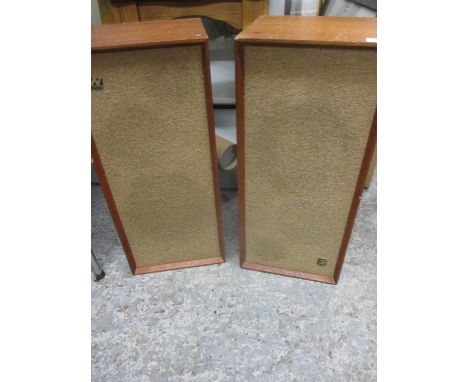 A pair of vintage Wharfdale speakers 