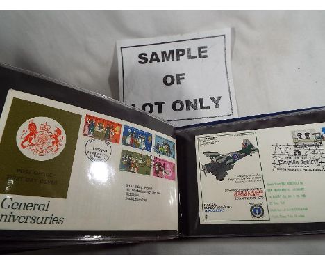 Philately - five Stanley Gibbons cover albums, UK First Day Covers ca late 1960's / early 1970's - (4)