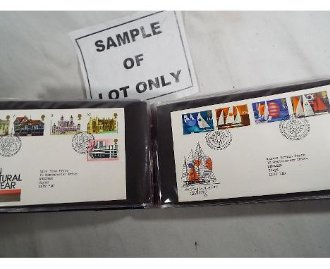 Philately - five Stanley Gibbons cover albums, UK First Day Covers ca 1970's - included in the lot is a quantity of mint UK s