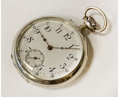 EARLY L.U.C ''MARQUE DE FAERIQUE'' 800 SILVER POCKET WATCH