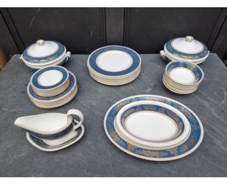 A Wedgewood 'Columbia' pattern part dinner service. 