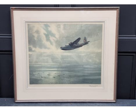 Roy Nockolds,&nbsp;'The Eyes of the Convoy', signed in pencil, colour lithograph, I.46.5 x 56cm.
