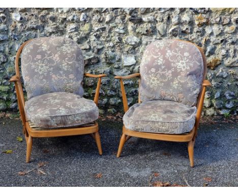A pair of Ercol 203 Windsor armchairs.&nbsp;&nbsp; 