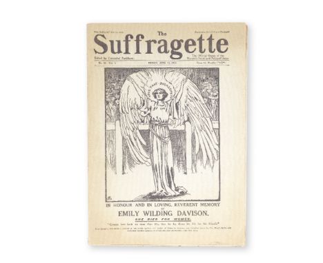 THE SUFFRAGETTEThe Suffragette. Edited by Christable Pankhurst, 5 issues,  comprising vol. 1, nos. 1 (first issue), 29 ('Raid