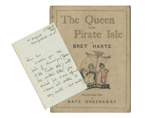 GREENAWAY (KATE)The Quiver of Love,  8 chromolithographed plates mounted (4 by Greenaway, 4 by Walter Crane), gift inscriptio