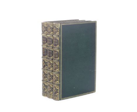 [BRONTË (CHARLOTTE)]Jane Eyre. An Autobiography. Edited by Currer Bell, 3 vol., FIRST EDITION,  half-titles, bound without pu