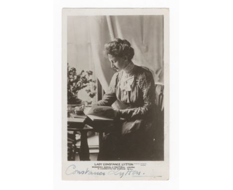 POSTCARDS - PORTRAITSAlbum containing c.183 postcards, mainly portraits of leading suffragettes, together with processions, d