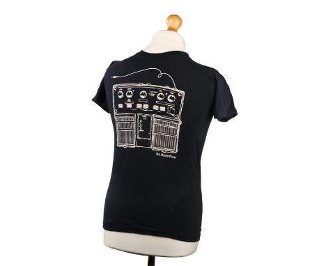 Ed Sheeran's t-shirt, in black with a white amplifier, size S. All of the Ed Sheeran Collection has come from Ed Sheeran hims