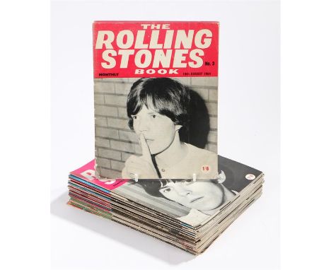 The Rolling Stones, Monthly Book (1964-66) x 24, nos 3, 5, 9 - 30. Plus Pop Pics Super Special.