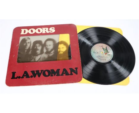 The Doors - L.A.Woman, Elektra K 42090 stereo, round cornered sleeve with PVC window and yellow inner sleeve.