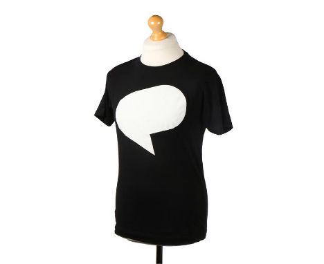 Ed Sheeran's t-shirt, in black with a speech bubble, size M. All of the Ed Sheeran Collection has come from Ed Sheeran himsel