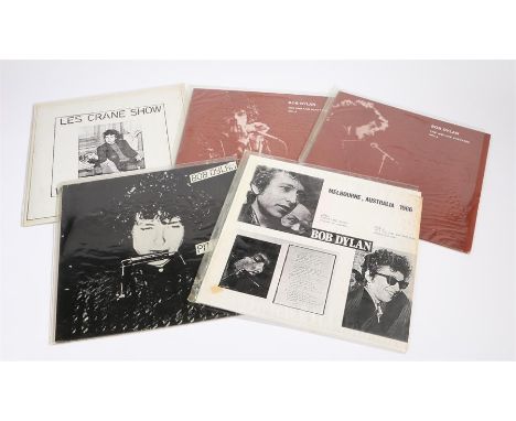 5 x Bob Dylan LPs. Pittsburgh 1966, smokey vinyl, Great White Wonder. The 1966 Live Acetates Vol 1 &amp; 2. Les Crane Show, W