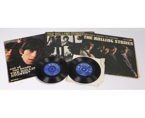 3 x The Rolling Stones USA LPs - Out Of Our Heads, London LL 3429. Englands Newest Hitmakers, London LL 3375. Now!, London LL