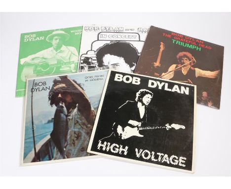 5 x Bob Dylan LPs. High Voltage, Live in 74 with The Band. Goes Fishin' In Modena, live 87 with Tom Petty &amp; Roger Mcguinn