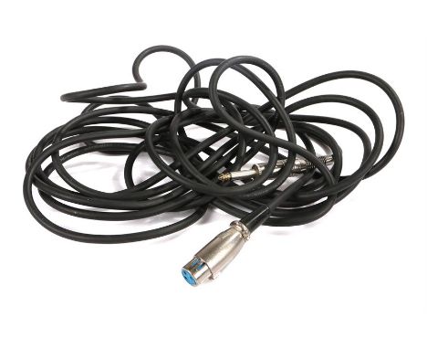 Ed Sheeran's used amplifier lead. All of the Ed Sheeran Collection has come from Ed Sheeran himself and is to be sold at auct