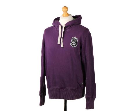 Ed Sheeran's hoody, in purple, Canterbury New Zealand badge, size M. All of the Ed Sheeran Collection has come from Ed Sheera