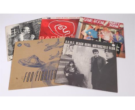 5 x Indie/Rock LPs &amp; 12" Singles. Black Rebel Motorcycle Club - B.R.M.C. Foo Fighters - This Is A Call. The Smashing Pump