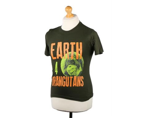 Ed Sheeran's t-shirt, Earth 4 Orangutans, size M. All of the Ed Sheeran Collection has come from Ed Sheeran himself and is to