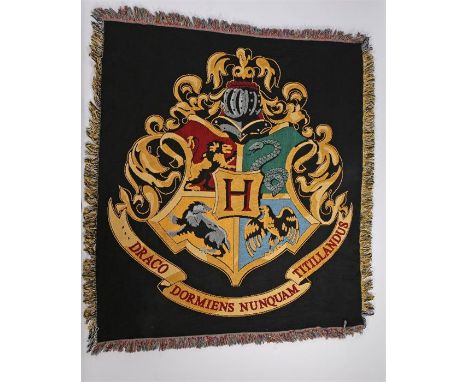 Ed Sheeran's tapestry throw, the Hogwarts crest, 133cm wide. All of the Ed Sheeran Collection has come from Ed Sheeran himsel