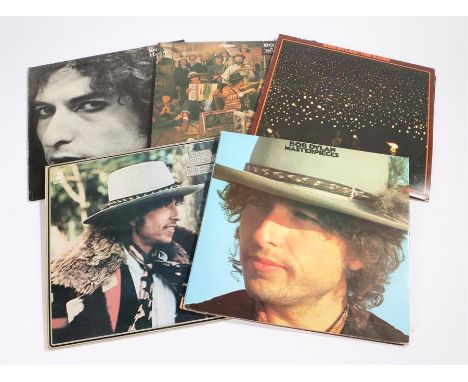 Bob Dylan - 5 x LPs. Desire CBS 86003. Before The Flood (with The Band) Island  IDBD1. The Historic Basement Tapes (with The 