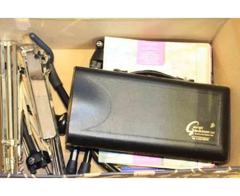 French Marigaux S300 clarinet, stands and books