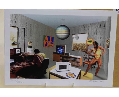 Richard Hamilton limited edition QED print