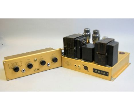 A LEAK TL/10 POINT ONE VALVE AMPLIFIER, and a Leak Point One Varislope controller