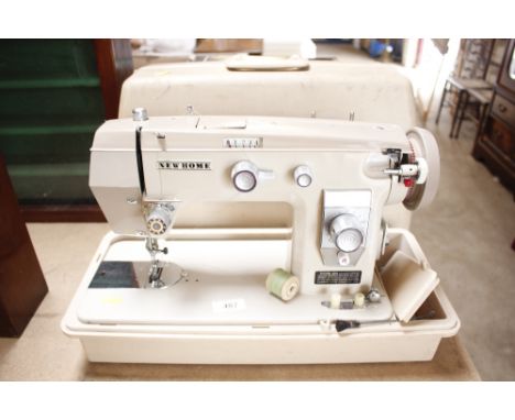 A Newhome electric sewing machine sold as collectors item