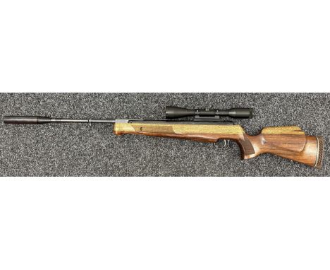Section 1 Firearm Theobens .22 Cal "Eliminator" Air Rifle Serial Number TB9725. Fitted with a Moderator and a 6 x 42 Telescop