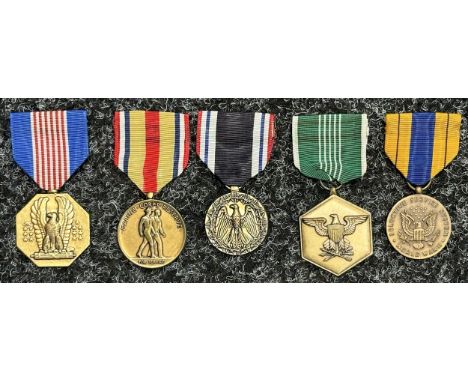 US Soldiers Medal: US Selective Service Medal: Organised Marine Corps Reserve Medal: US Prisoner of War Medal: US Army Common