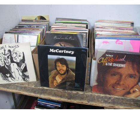 LP Records - Paul McCartney, Wings, John Lennon, Bob Dylan, Jimmy Somerville, Cliff Richard, but mostly easy listening,classi