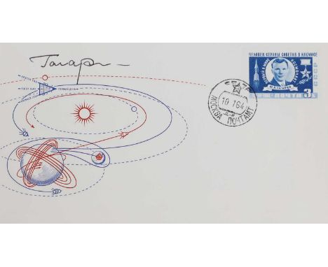 Uri Gagarin, signed space first day cover,