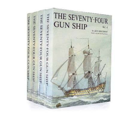 Boudriot, Jean: The Seventy Four Gun Ship, A Practical Treatise on the Art of Naval Architecture. (4 vols.). Paris, Jean Boud