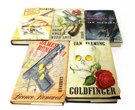 IAN FLEMING: From Russia With Love, Cape, 1957, 1st edn. DW; The Spy Who Loved Me. 1962, first Book Club edn, DW: Plus four e