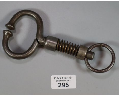 Interesting vintage bull life-stock nose ring with harness loop.  (B.P. 21% + VAT) 