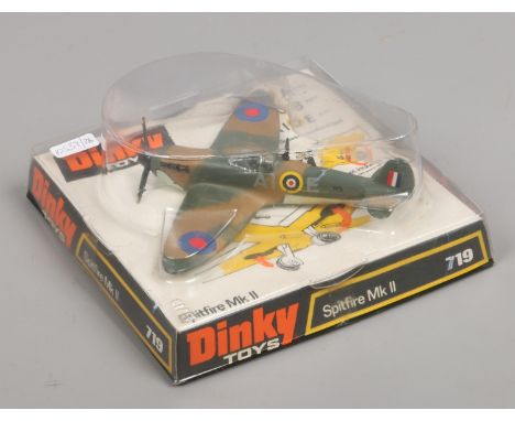 A boxed Dinky toys Spitfire MK II.