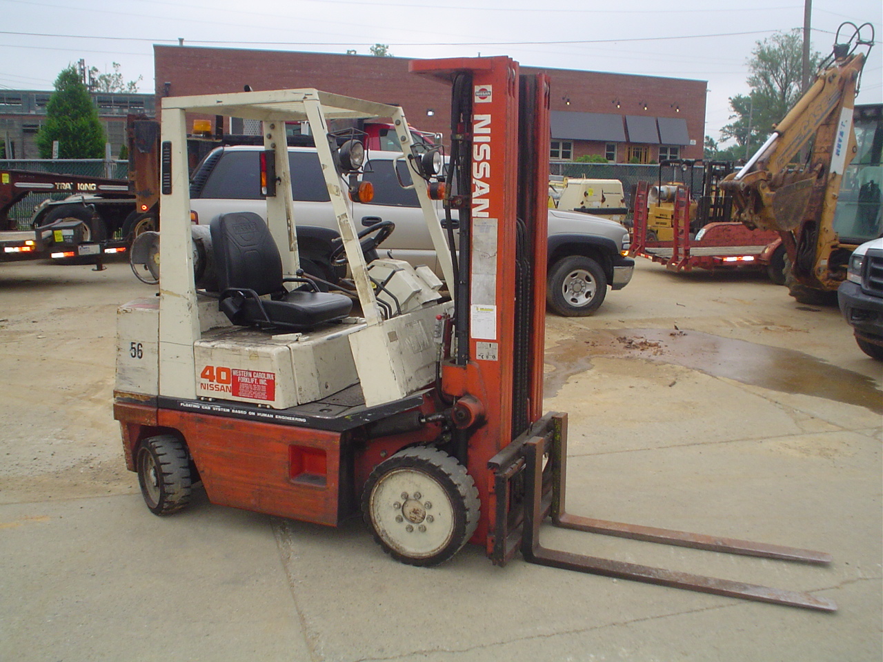 Nissan forklift error