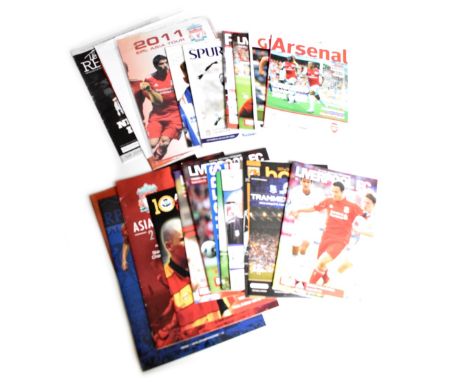 A quantity of Liverpool FC 2011-12 Season football programmes comprising Premier League: Everton home and away, Newcastle Uni