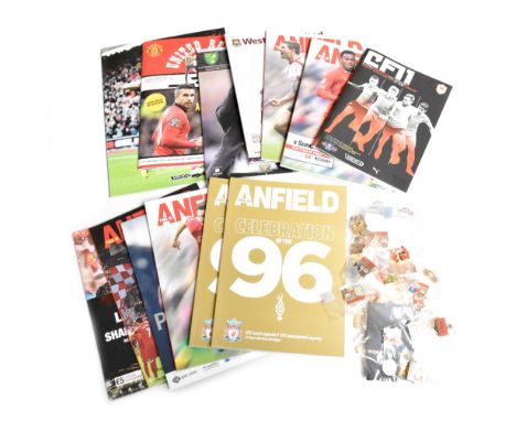 A quantity of Liverpool FC 2013-14 Season football programmes comprising Premier League: Everton home and away, Stoke City ho